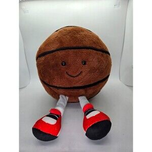Jellycat Amuseables Sports Basketball Plush Toy 12" Soft Fluffy Cuddle Pillow